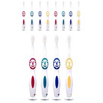 안시리오 아동용 오리지널 이중모 치과칫솔 + 위생캡 세트, 12세트, 1개