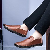 남성용 영국 신사 감성 비지니스 캐쥬얼 슈즈