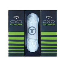 캘러웨이 CXR POWER 골프공 2피스 6구 + 여성용 투썸 합피 골프장갑 양손착용 19호, 혼합색상, 1세트