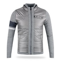 김영주스포츠 남성용 풀 집업 니트 패딩 점퍼 LB20W807