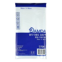 담다 김장비닐 중형 0.04t x 55cm x 80cm, 중형(약10포기), 1개