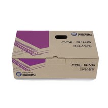 카피어랜드 코일링 3:1 2kg 66p, 24mm, 투명