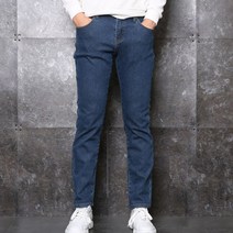 팬츠하우스 남성용 슬림스판 원워싱 융본딩 기모청바지 333-2