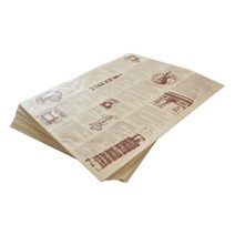 레터링 L자형 포장봉투 노루지 유산지 200매 왁스페이퍼 와플 베이킹, 15x15
