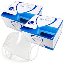 스토리빙 플라스틱 투명 위생마스크, 1개입, 20개