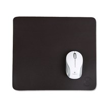 테드브라운 고퀄리티 가죽 마우스패드 소, 다크브라운, 1개
