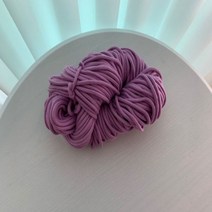 라무통위빙 컬러 스트링 뜨개실, 연보라, 80m