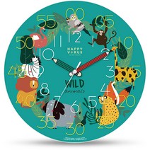 해피바이러스 어린이 교육용 벽시계, 동물의왕국(HP2028)