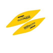 달구름 더뉴쏘렌토 풀 LED 헤드라이트 리플렉터 데칼 스티커, 옐로우, 1세트