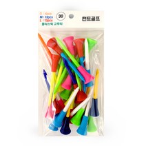 턴트골프 플라스틱 고무티 S 4p + M 13p + L 13p, 랜덤발송