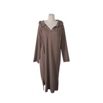 알러우 루즈 와플 후드 원피스 OPS6050K11