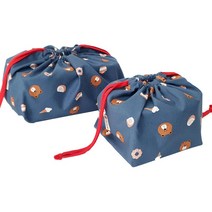 슈슈룸 곰 스트링 파우치 2종 세트