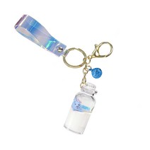 큐디스 우유 타는 돼지 키링, 블루, 1개