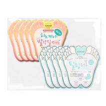 소프리스 풋필링 더블에센스 5p + 히노끼 풋필링 마스크 5p, 1세트