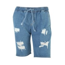엣지애 남성용 밴딩 스크래치 청반바지 MCPJU8032S1