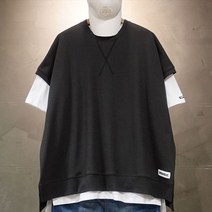 오버홀릭 남성용 박스 오버핏 가이로빠 조끼