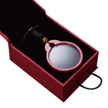 MEO 40대부터 80대 맞춤형 목걸이 돋보기 레드 1.5cm, 1개