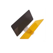 차량용 눈부심 방지 HD Vsion 바이저, 블랙 + 옐로우, 1개