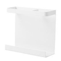 살림의기술 냉장고 사이드 자석 선반, 화이트