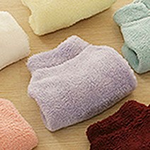 싱글멍글 강아지 뽀그리 후리스 아우터, lavender