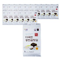 더국민 현미유 광천곱창김, 5g, 16개입