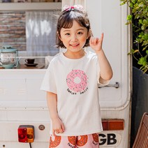 라라아망 아동용 도넛 티셔츠