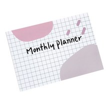 랄라예나 월간스케줄러 먼슬리플래너 ver.3 낱장 12매 + 표지앞뒤 2p