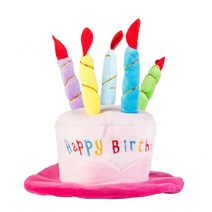 반려동물 생일 모자, 핑크