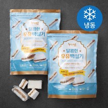 착한떡 달콤한 우유백설기 10p (냉동), 450g, 2개