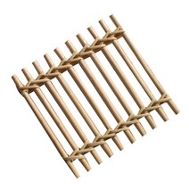 라탄 냄비받침 코스터 사각 16cm, 1개