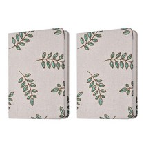 다이어리 무난한노트 필기 일기장 A5, 잎사귀, 2개