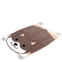 TCR 귀여운 미끄럼방지 거실매트, 브라운 고양이, 1개