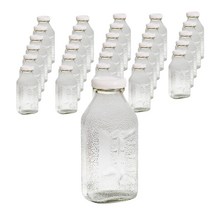 델몬트 쥬스 사각 유리병 화이트, 300ml, 40개