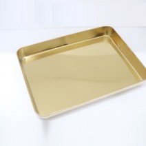 자이락 사각 금장 티타늄 높은 쟁반