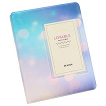 우주 패턴 폴라로이드 앨범, blue
