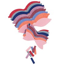 큐트 리본 만들기 재단펠트 8종 세트, 혼합색상