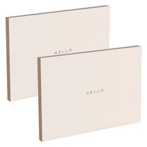 감성 미색 노트, HELLO, 2개