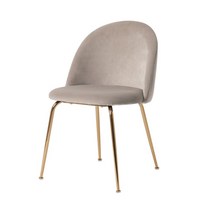 룸앤홈 그레네 골드체어, 베이지, 1개