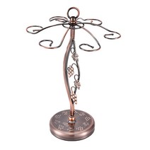 칸타라머 그레이프 철제 다용도 컵걸이 B RD 129, 브라운, 1개