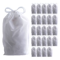 부직포 복주머니 더스트백 15 x 20 cm 25p, 화이트, 1개