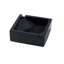 시멘트 사각 재떨이, 블랙, 1개