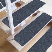 길그리 계단 부착식 미끄럼 방지 사각 매트 5p, 스몰 스트라이프