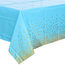 JOYPARTY 파티 은박 테이블보 컨페티 3p, 블루, 1개