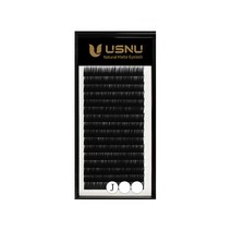 어스엔유 아이래쉬 무광 연장 속눈썹 J컬 일반형 T0.15mm x 13mm, 1개