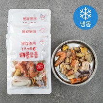 바다한끼 국산새우 해물모듬 (냉동), 100g, 3봉