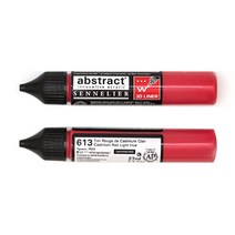 시넬리에 애브스트랙트 아크릭 3D 라이너 물감 613 Cadmium Red Light Hue 2p, 27ml, 1색