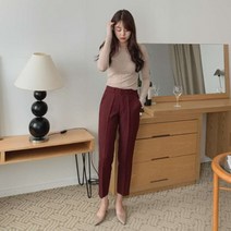 여성용 메이플 스탠다드핏 슬랙스 PT8082K18