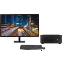 AID 인텔 NUC 11 Performance Mini PC 11PAHi3 AIO-01 (i3-1115G4 80cm WIN10 Home RAM 8GB M.2 128GB) + 키보드 + 마우스, 기본형