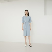 에콘 튤립 페탈넥 원피스