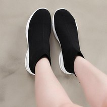 에어쿠션굽 밴딩 니트 캐주얼 슈즈 CNK301-1